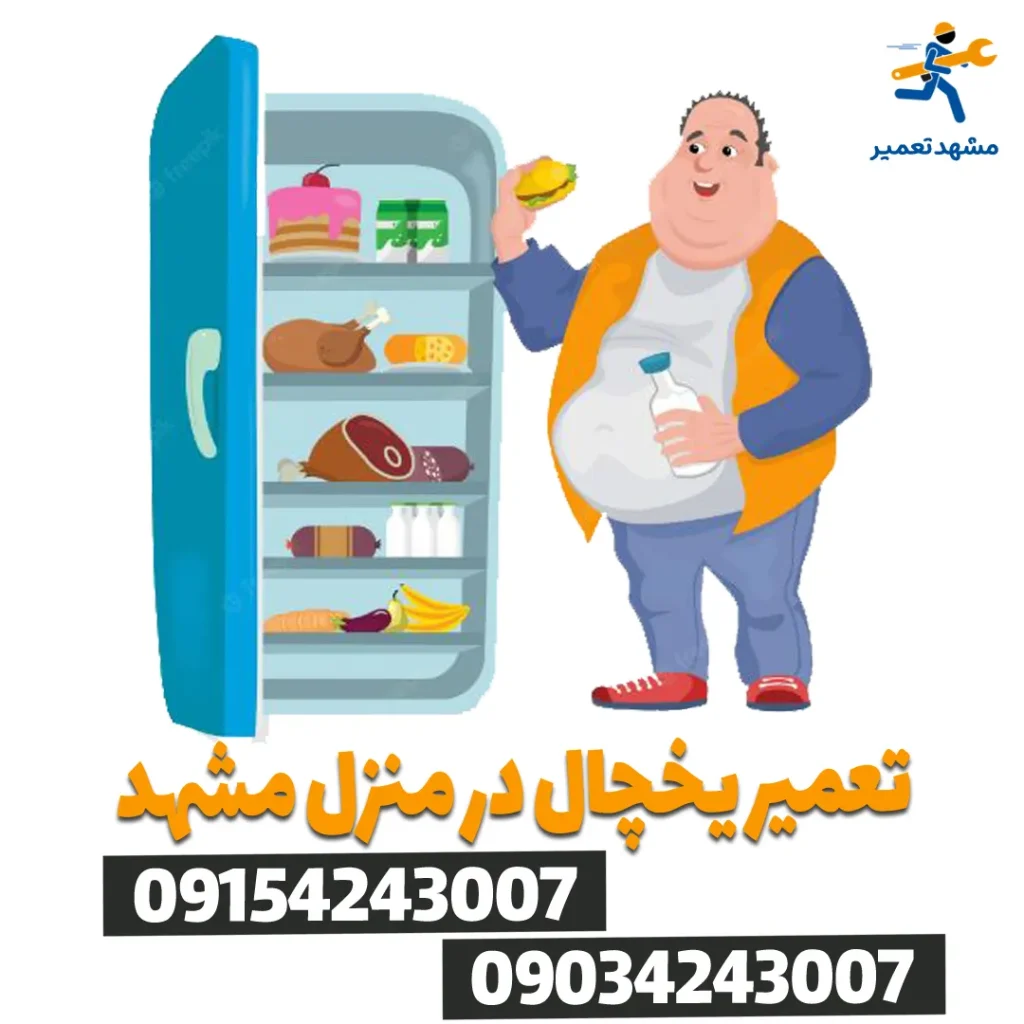 یخچال در منزل در مشهد